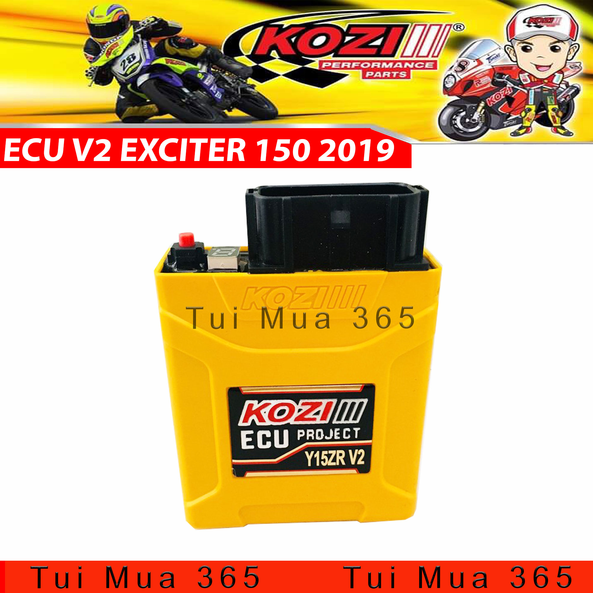 [HCM]ECU V2 Độ Mở Tua 8 Map Chỉnh Kozi Yamaha Exciter 150cc 2019
