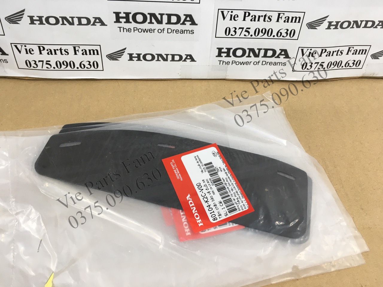 Cao su chắn bùn che máy vision 2021-2022-2023, hàng din honda mới 100%