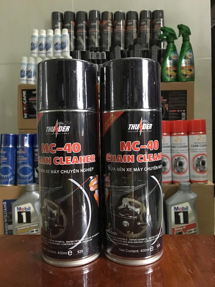 [HCM]Bộ 2 chai xịt vệ sinh sên Chain Cleaner 400ml