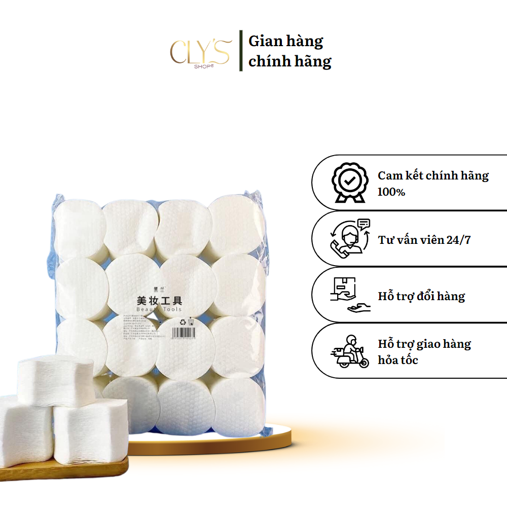 Bông Tẩy Trang Cly's Cotton Pads Đa Chức Năng - 10 miếng dùng thử