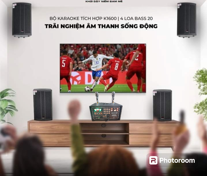 Ampli Karaoke Đa Năng Công Suất Lớn LV450- Tích Hợp 2 Mic Nhôm Sài Bình Và Điên.Bluetooth 5.0, AUX, USB, Bộ Xử Lý DSP Echo, Delay, Rever