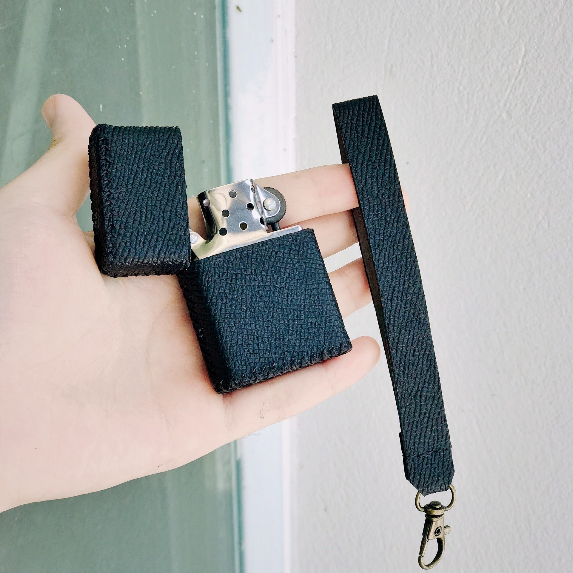 Bao zippo case da bao da bật lửa zippo handmade làm theo yêu cầu bao da zippo bao zippo case