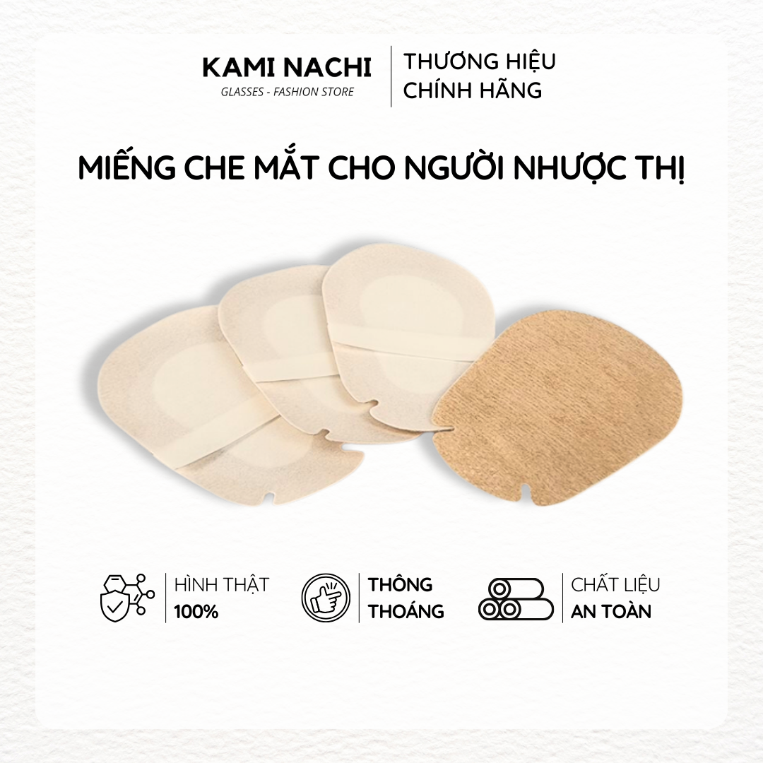 Miếng dán trực tiếp lên mắt cho người nhược thị