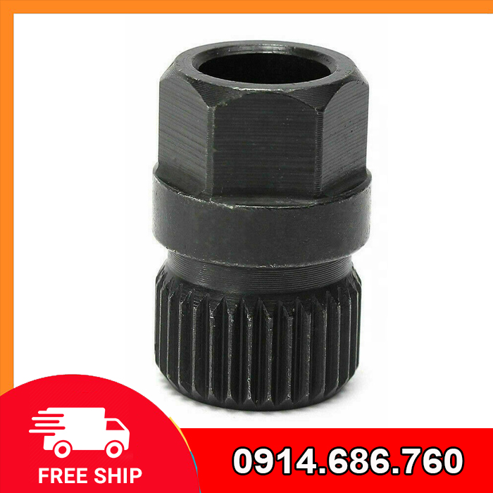 Khẩu tháo puly máy phát loại 33 răng tháo được hầu hết các dòng xe