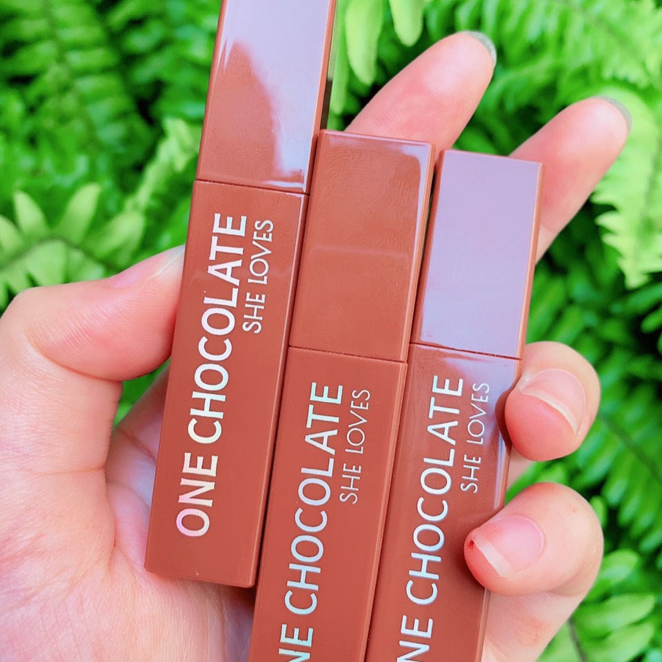 Son kem lì chocolate sheloves son kem chocolate không chì chính hãng - màu ngẫu nhiên