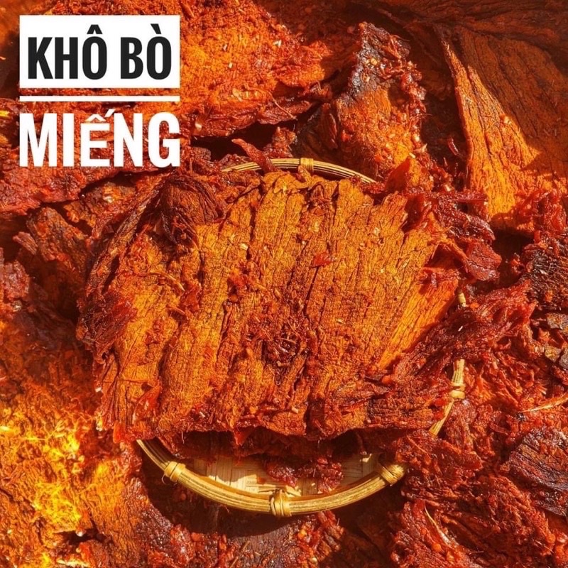 Khô bò miếng mềm loại 1 hũ 300gr - thơm ngon