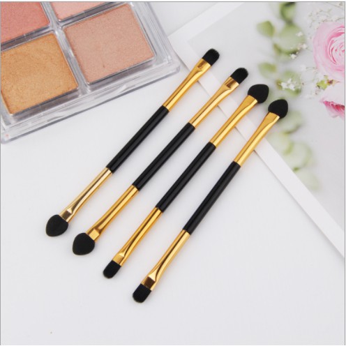 Combo 2 cọ trang điểm mắt lông mềm tiện dụng