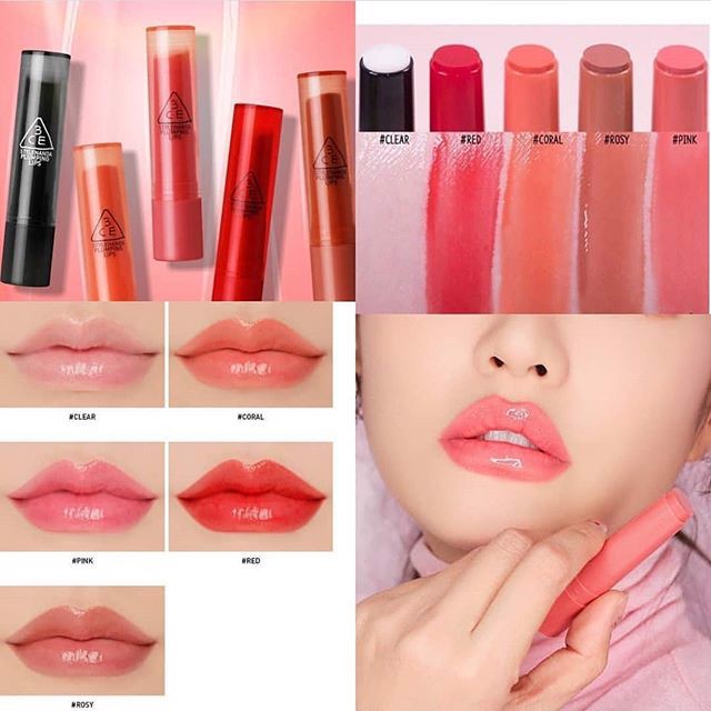 Son Dưỡng Bóng Có Màu 3CE PLUMPING LIPS