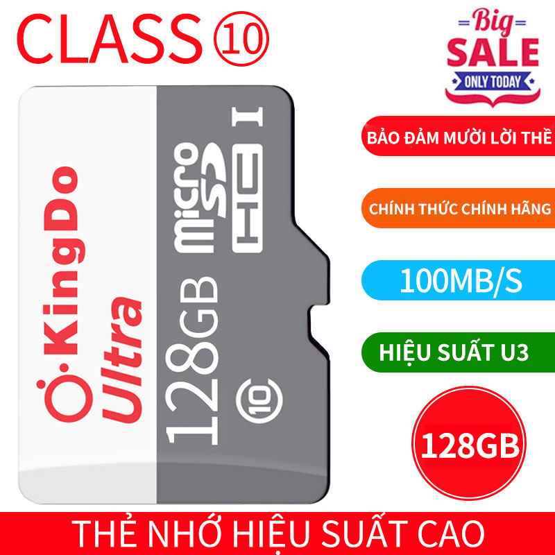 Thẻ Nhớ SANDISK 128GB/64GB Tốc Độ Cao,Chuyên Dụng Cho Camera Wifi, Camera Hành Trình, Điện Thoại, Thiết Bị Điện Tử Chính Hãng