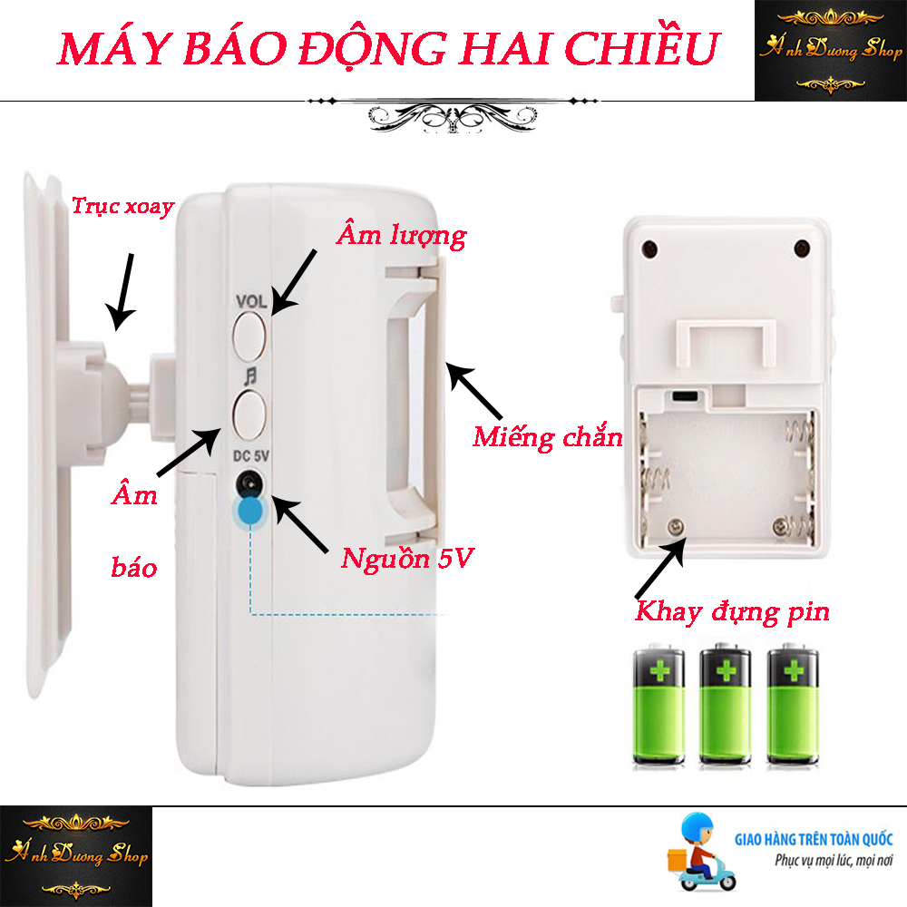 Thiết Bị Chống Trộm, Chuông Không Dây. Chuông báo động 2 chiều khuyến mại đặc biệt hấp dẫn giảm giá đến 50%...