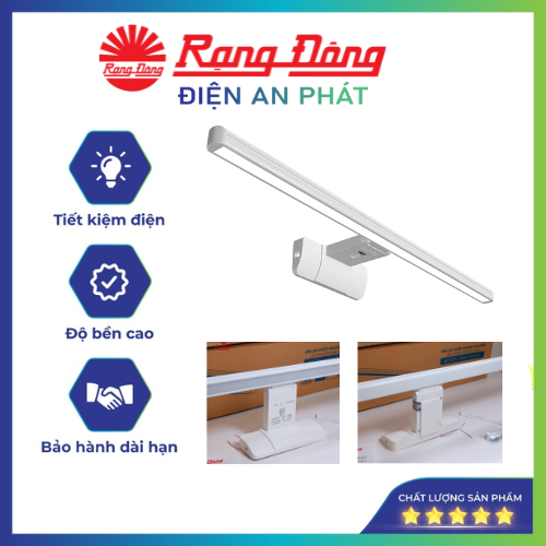 Đèn chiếu gương, chiếu tranh cảm biến Rạng Đông Model: G04.PIR 8W