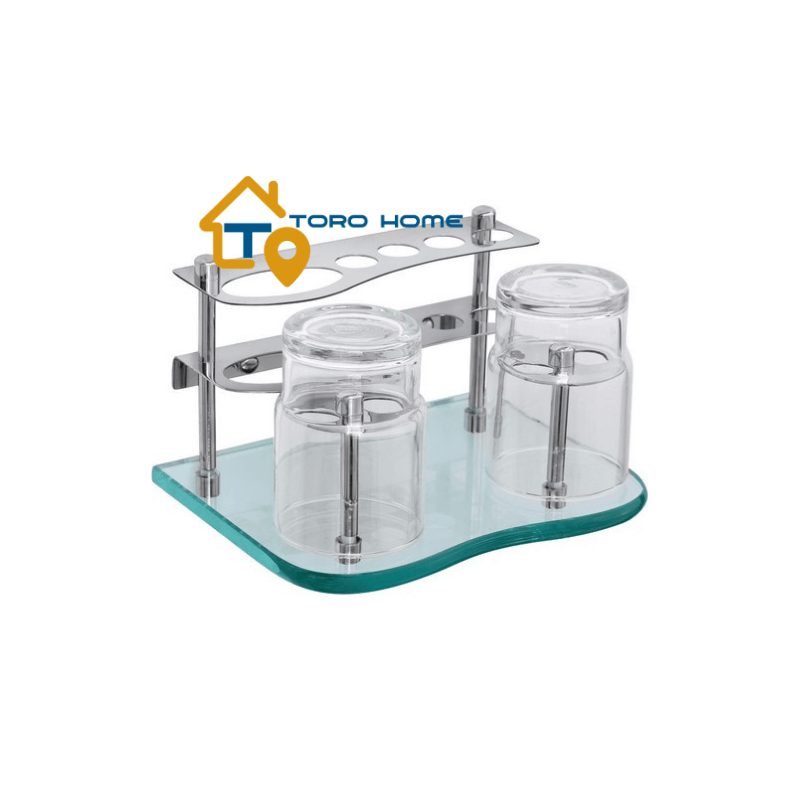 Kệ ly inox 304, kệ kiếng inox 304, kệ bàn chải inox 304 k002 toro home,cam kết chất liệu inox chuẩn 304