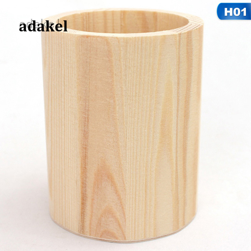 Hộp Đựng Bút Chì Bằng Gỗ Trơn /Hộp Đựng Bút Để Bàn /Hộp Đựng Coup Cốc