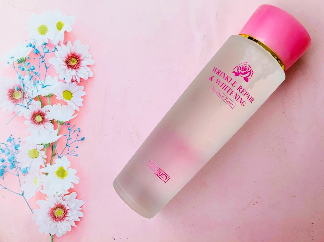 Nước Hoa Hồng The Rucy Wrinkle Repair & Whitening Essence Toner
