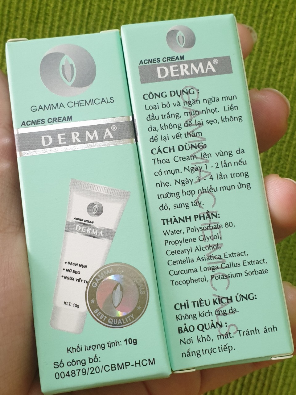 Kem xẹp mụn Derma-Anti Cream 10g - Làm Giảm Mụn Trứng Cá
