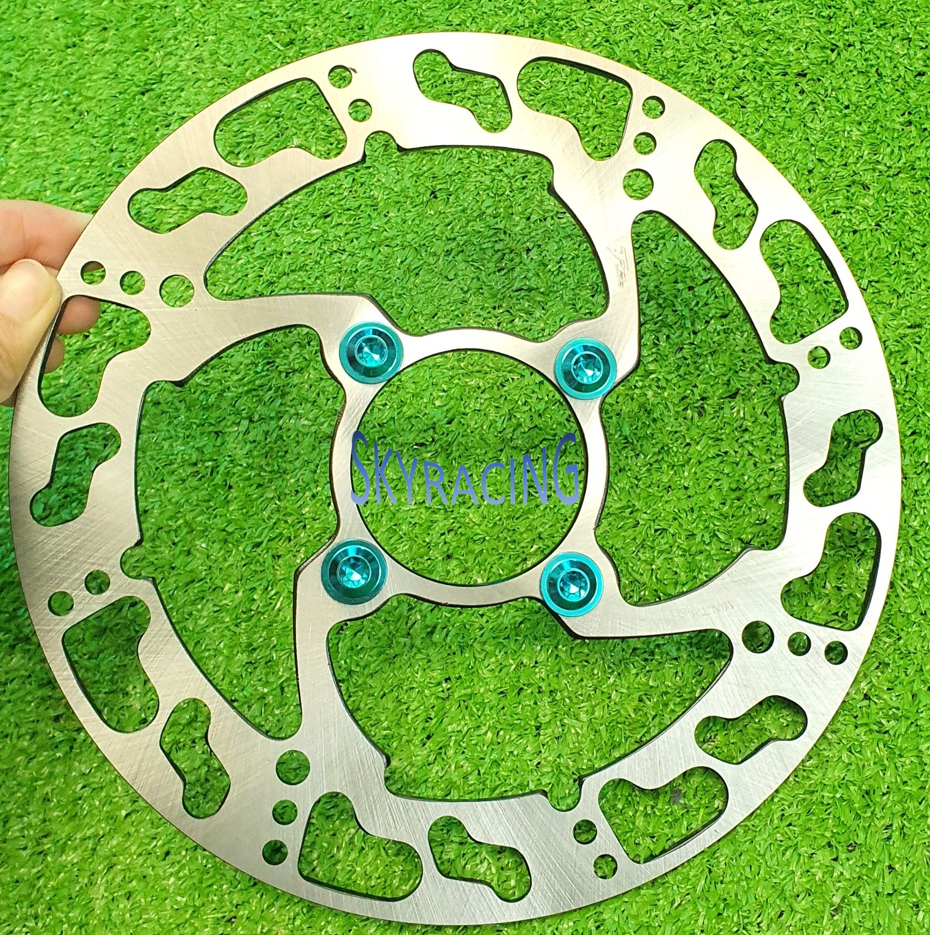 Đĩa phay 220mm (tặng kèm 4 con ốc gr5 titan 8*25 đầu dù)