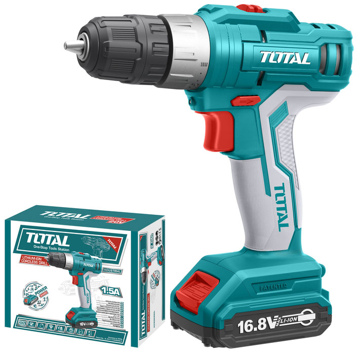 16.8v máy khoan vặn vít dùng pin total tdli1611
