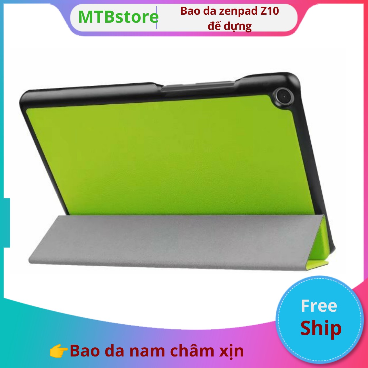 combo bao da Zenpad z10 và đế dựng ghế đẩu