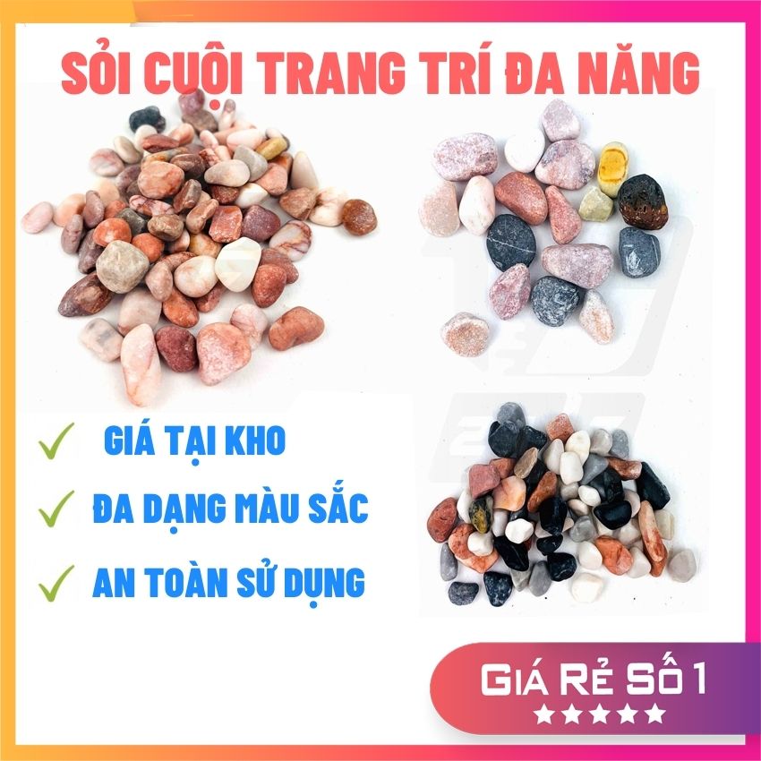 Sỏi hồ cá , sỏi trang trí bể cá 1kg