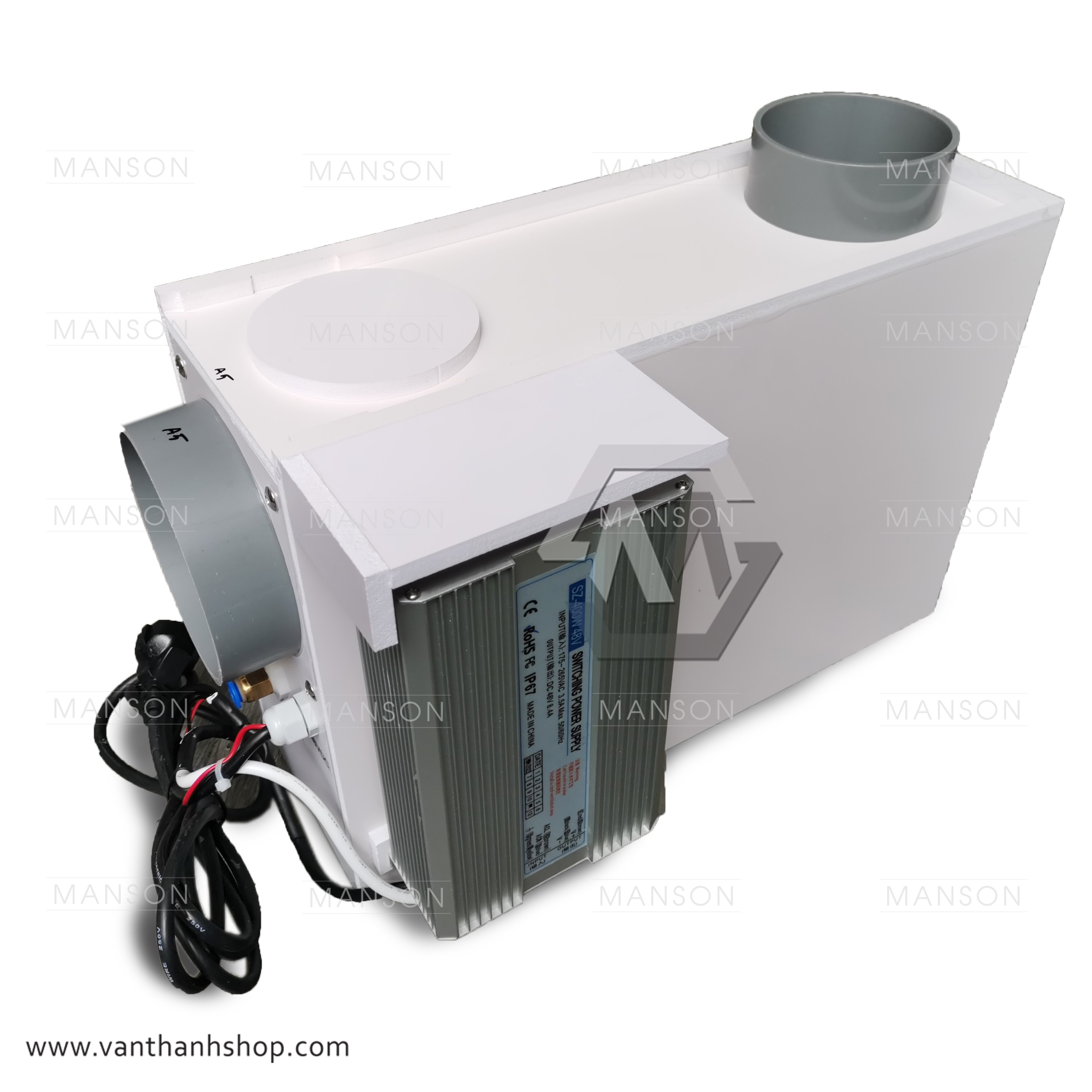 Máy tạo ẩm manson pl101, nguồn chống ẩm