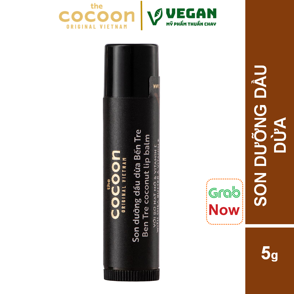 Son dưỡng môi dầu dừa bến tre the cocoon 5g