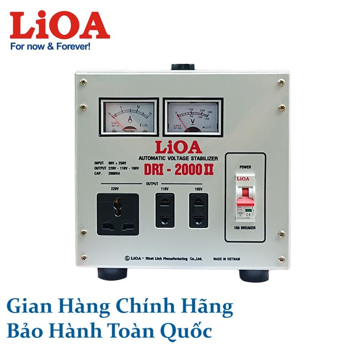 Ổn áp 1 pha lioa dri-2000ii