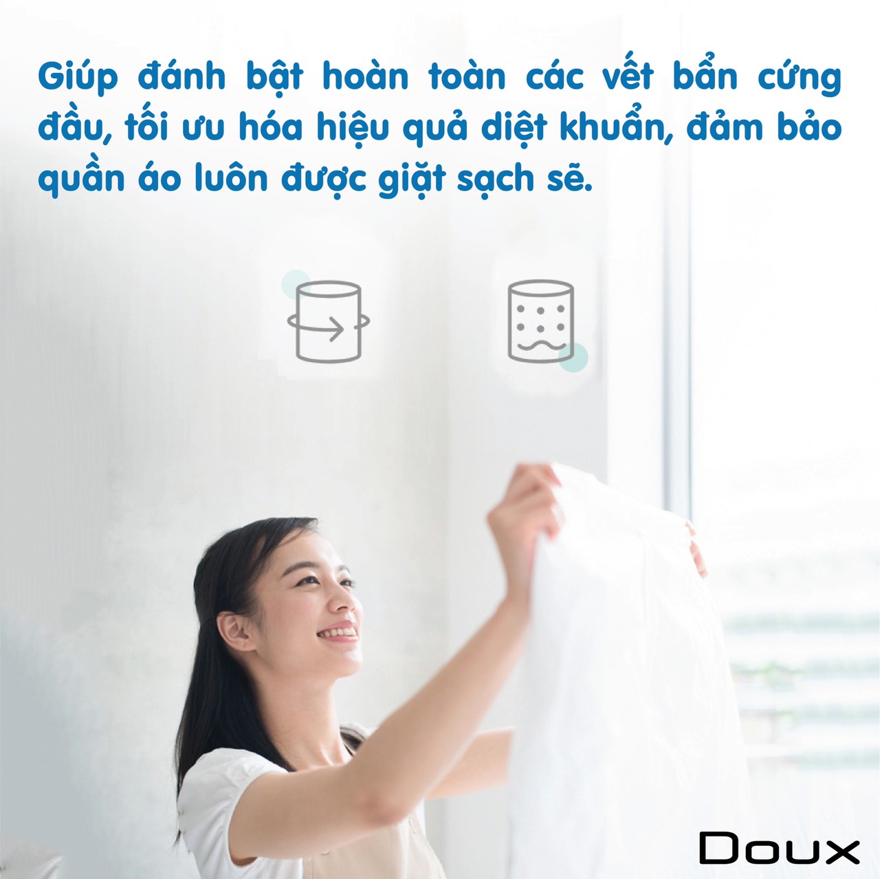 Máy giặt Mini tự động DOUX bản LUX có đèn diệt khuẩn UV có tính