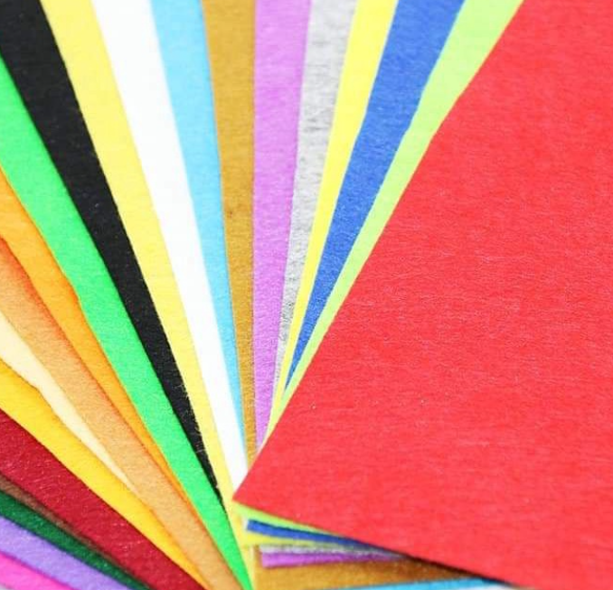 Vải nỉ cứng 1 ly mầm non làm đồ handmade khổ 30x30 cm, 45x45 cm, 90x90cm
