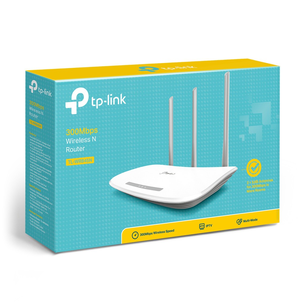 Bộ phát wifi tp link 3 râu 845n router wi-fi chuẩn n 300mbps