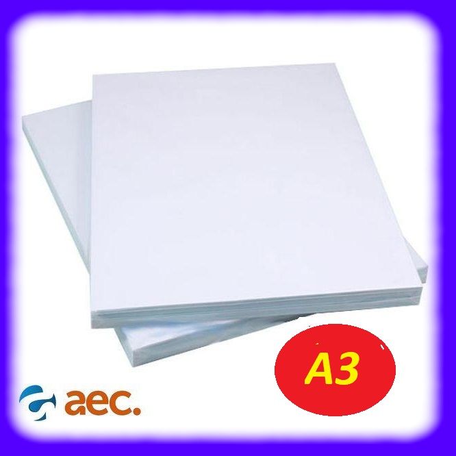 Giấy ép chuyển nhiệt dùng cho máy in chuyển nhiệt khổ A3 (100 tờ / 1 tập )