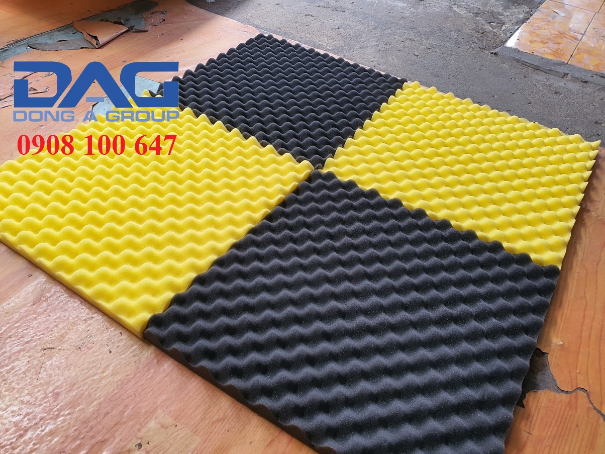 Combo 10 tấm mút trứng gà tiêu âm cách âm cho mọi loại phòng 50x50x3cm( mua nhiều tiết kiệm nhiều)