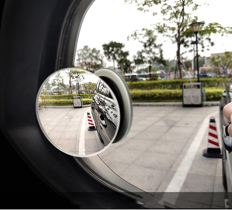 Cặp gương cầu lồi xóa điểm mù xoay 360 cao cấp