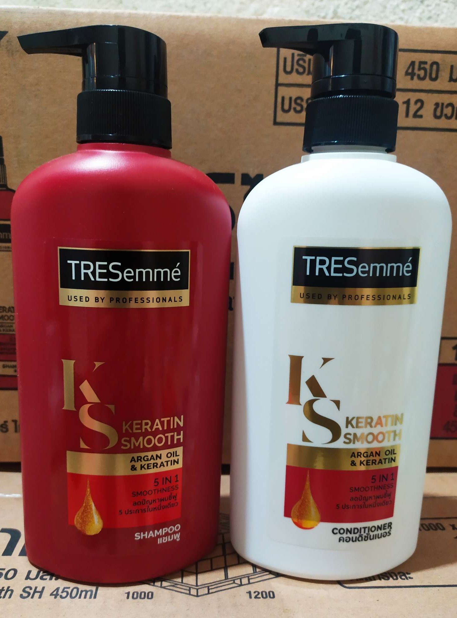 Cặp gội - xả tresemme thái lan 5in 1