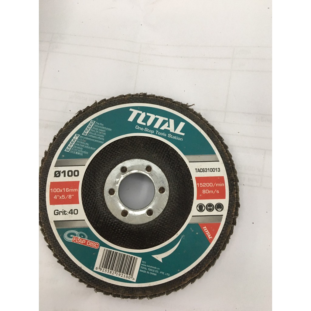 100x16mm nhám xếp p40 total tac6310013