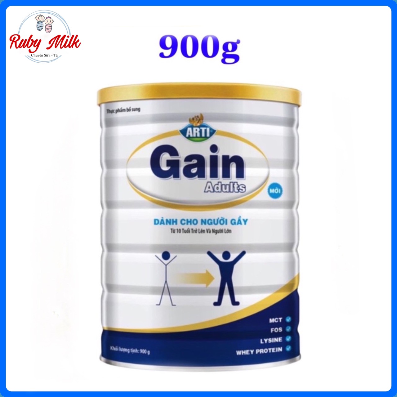 Sữa Bột Arti Gain Adluts Lon 900g - Tăng cân cho người lớn