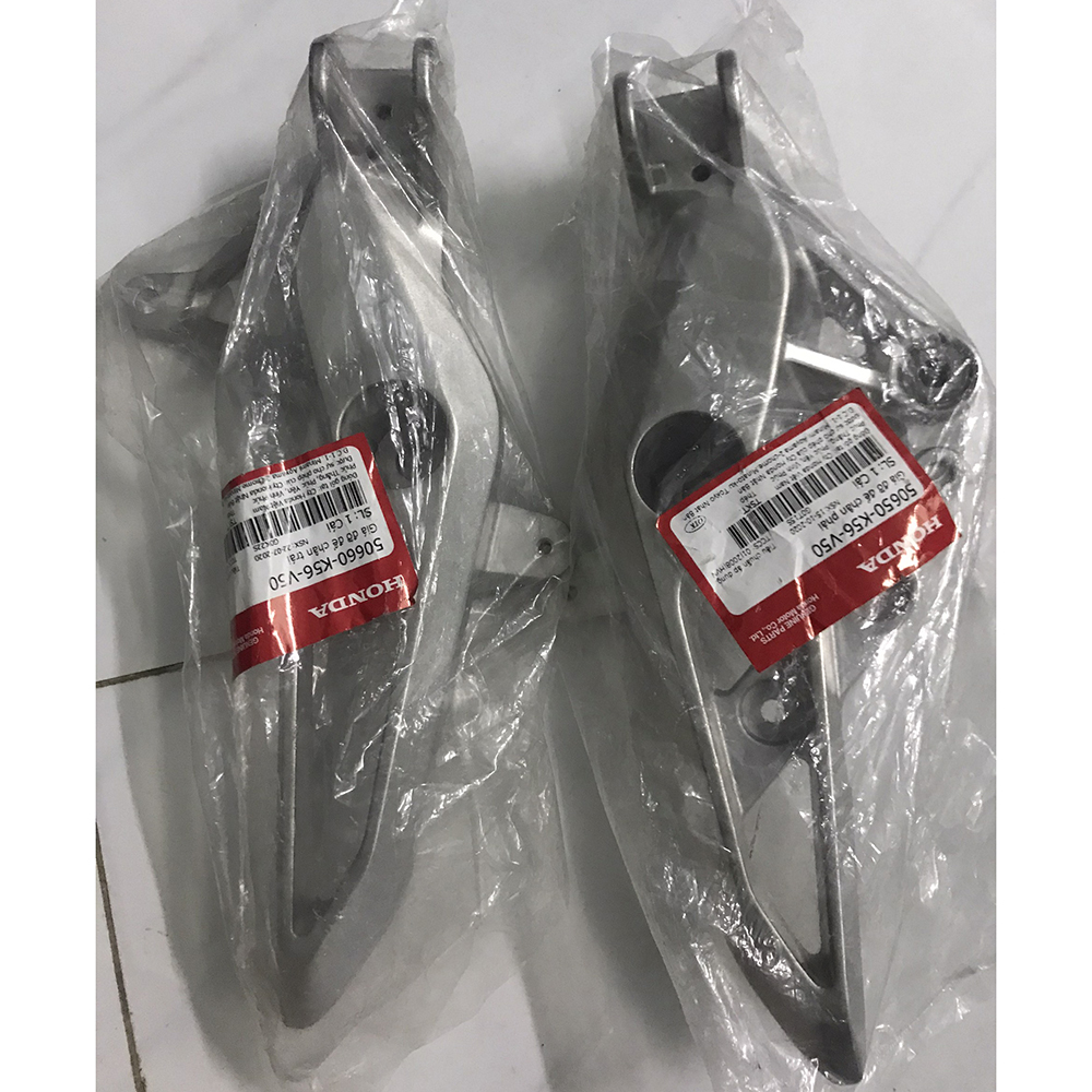 Gác chân nhôm Winner X 2019-2022 chính hãng Honda có đầy đủ tem và thông số (giá 1 chiếc trái hoặc phải)