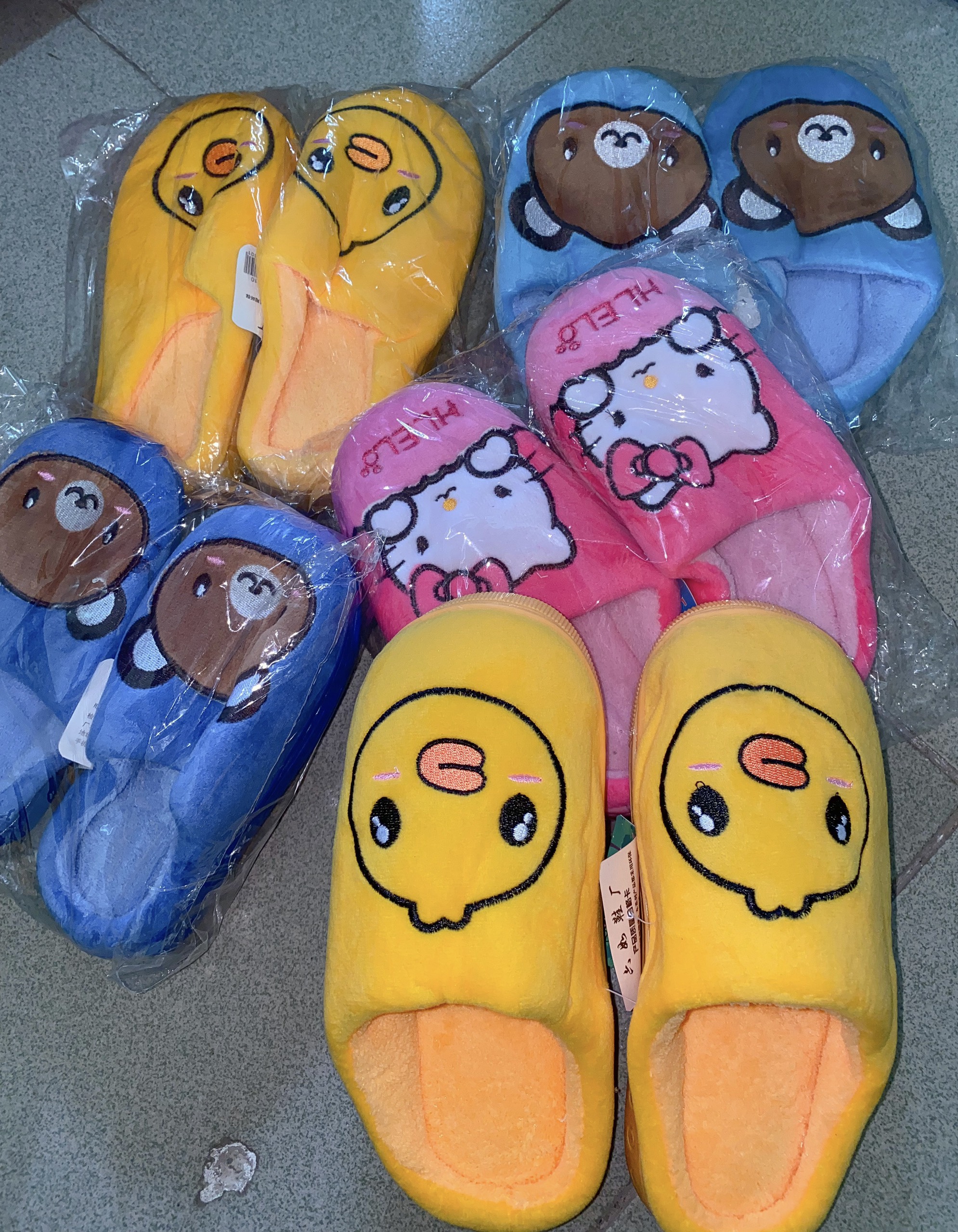 Dép bông đi trong nhà cho bé từ 1-8 tuổi