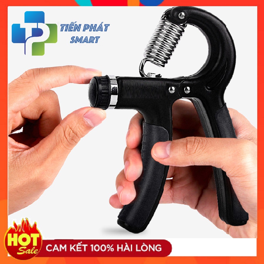 KÌM BÓP TẬP CƠ TAY THẾ HỆ MỚI LỰC 10-60 KG MÀU ĐEN