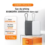 Xiaomi Sạc dự phòng 20000mAh (kèm cáp) | Sạc nhanh 22,5W | Bộ pin chất lượng cao - BH 1 năm chính hãng