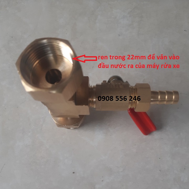 Van giảm áp cho máy rửa xe ren 22mm