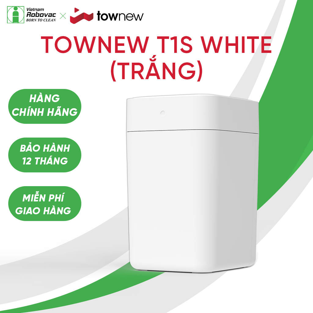 Thùng Rác Thông Minh Townew T1S- Thùng rác cảm ứng - Tự đồng đóng mở nắp