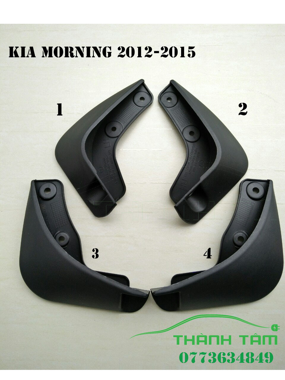 Chắn bùn xe kia morning 2012-2015