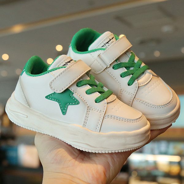 Giày bé gái, bé trai họa tiết ngôi sao xanh thoáng khí, mền mại êm chân dành cho bé 1-7 tuổi