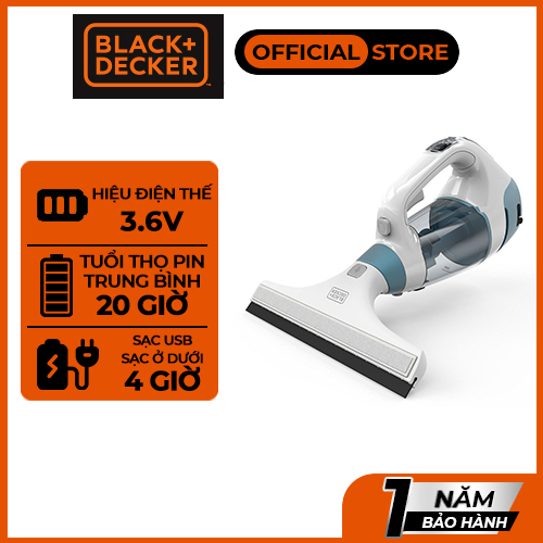 3.6v máy lau cửa kính black+decker dùng pin ww100-b1