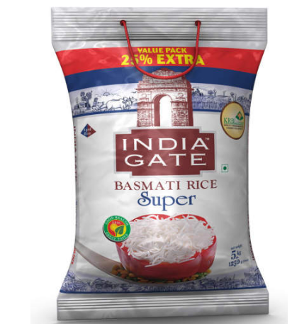 Gạo Basmati Indian Gate Super 5Kg