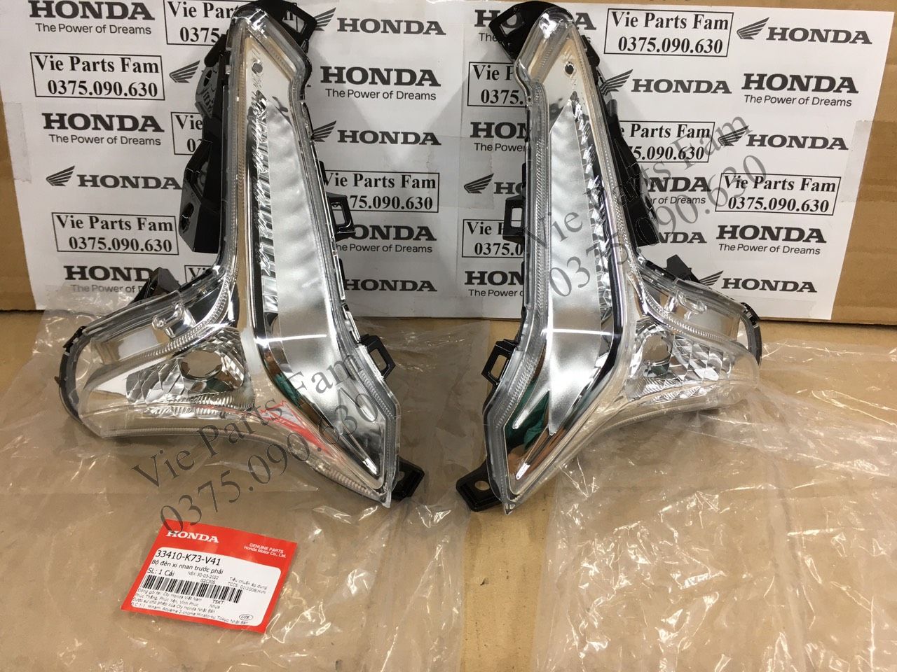 Đèn xi nhan trước trái hoặc phải Future Led, Future 125 2018-2022-2023-2024, hàng din Honda mới 100%