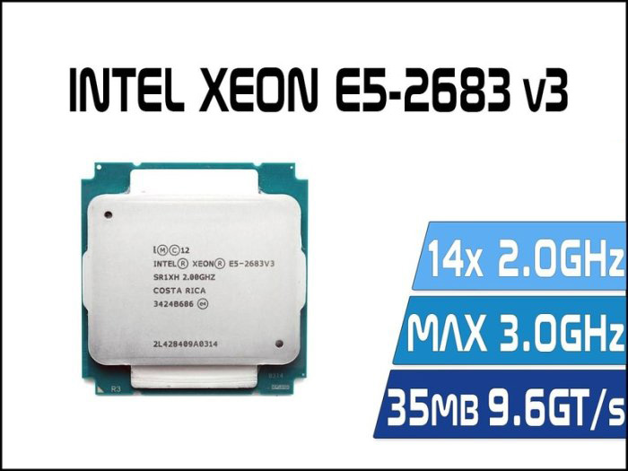 Cpu intel xeon e5 2683v3 socket 2011. bảo hành 12t