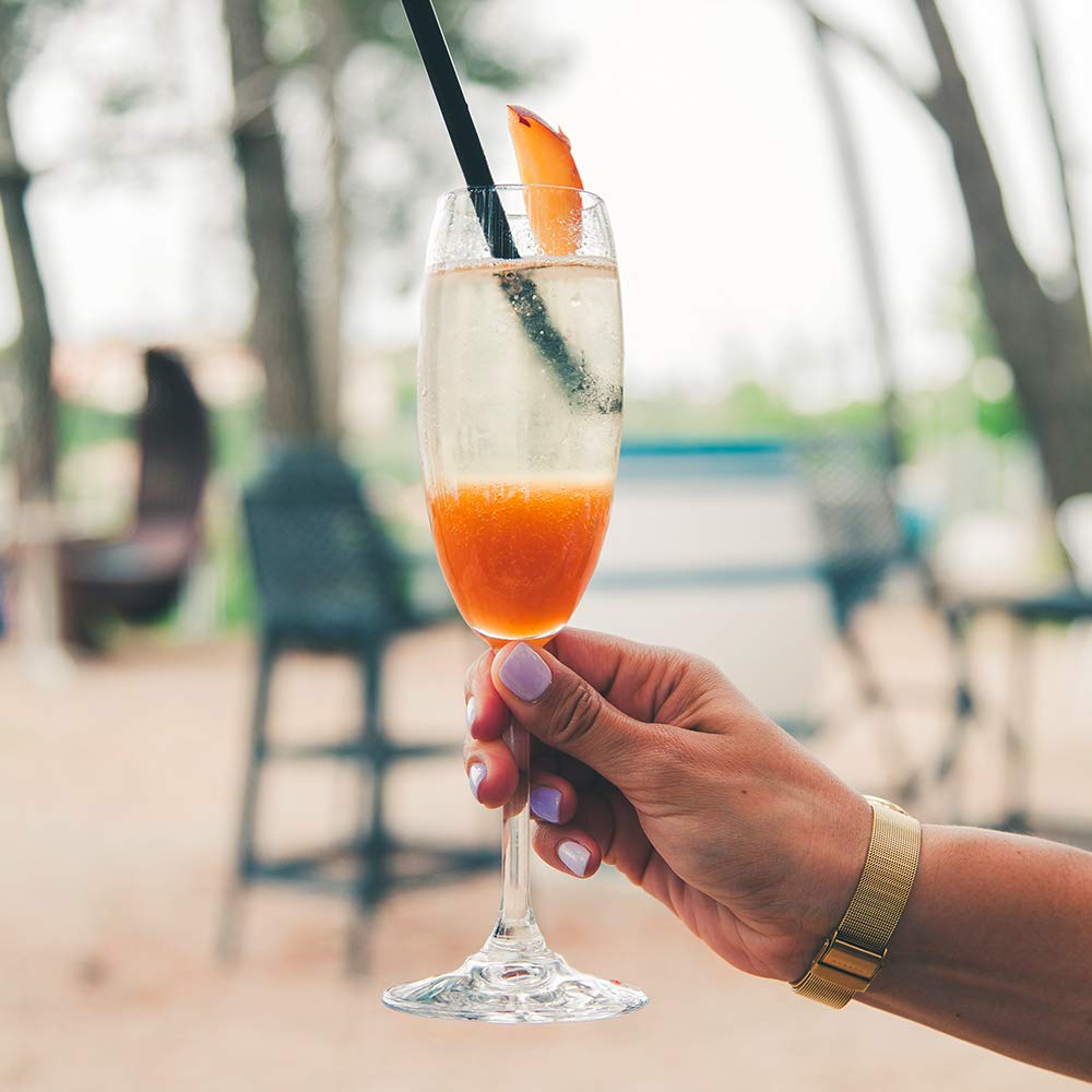 Bộ 6 Ly Thủy Tinh Champagn.e Flute Ocean -1501F07-185ml