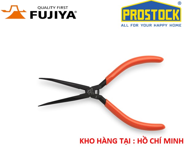 Kìm nhọn kỹ thuật mini mỏ cong 6inch/150mm fujiya atr-150sb