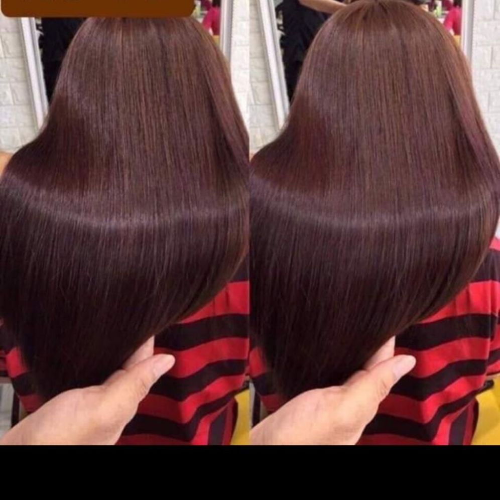 Thuốc nhuộm tóc màu nâu chocolate (kèm oxi và găng tay)